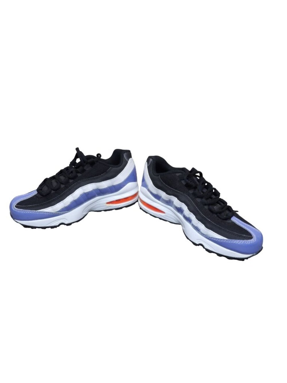Nike Air Max 95 Black White Purple Orange Kids 4.5